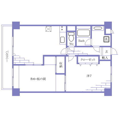 京成本線 マンション 2DK